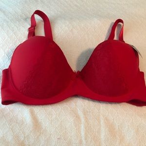 Red Lace Sexy Bra 44D